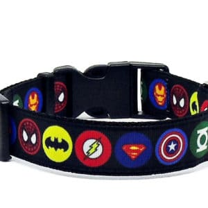 superhero dog collar