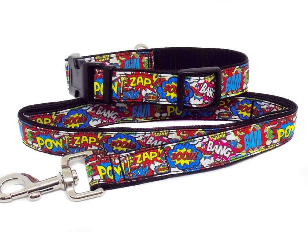 bam pow collar and lead