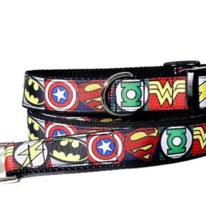 superhero collar and lead