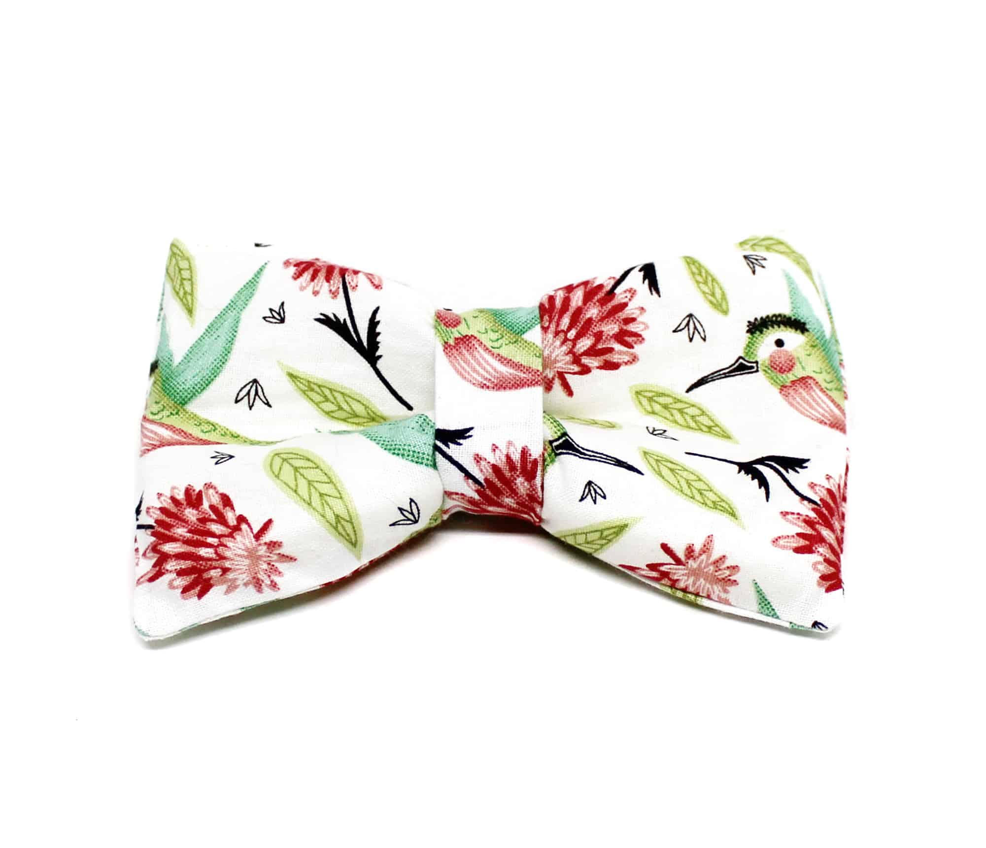 hummingbird dog bow tie