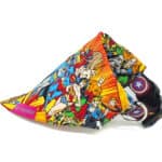 red superheroes bandana fabric