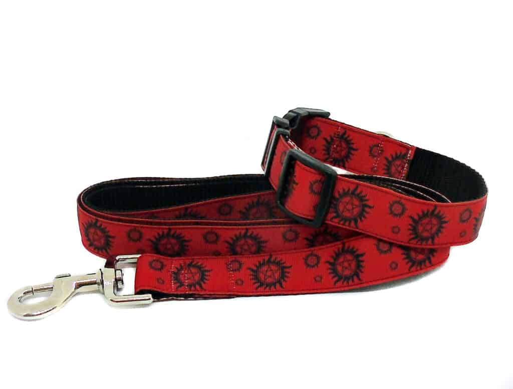 supernatural collar and lead set