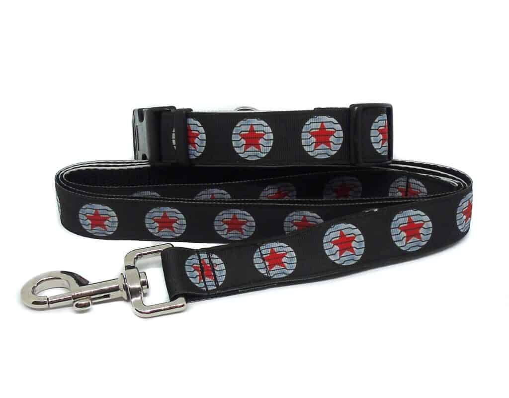 winter soldier collar and lead set