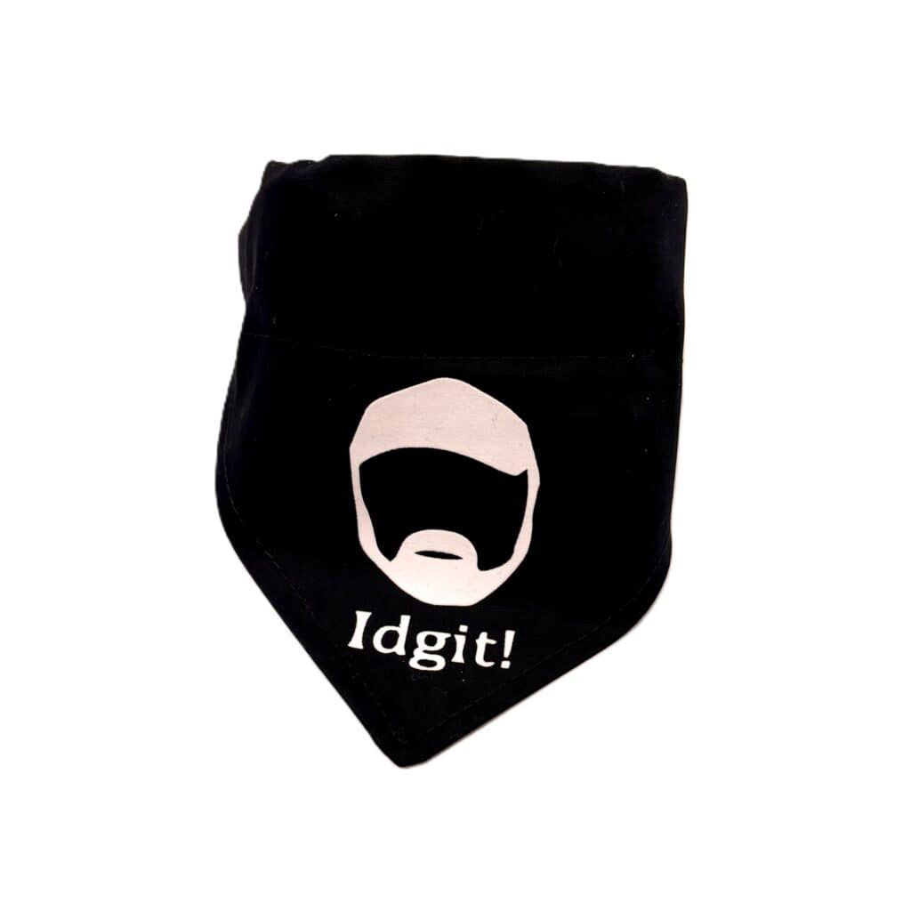 supernatural idjit dog bandana