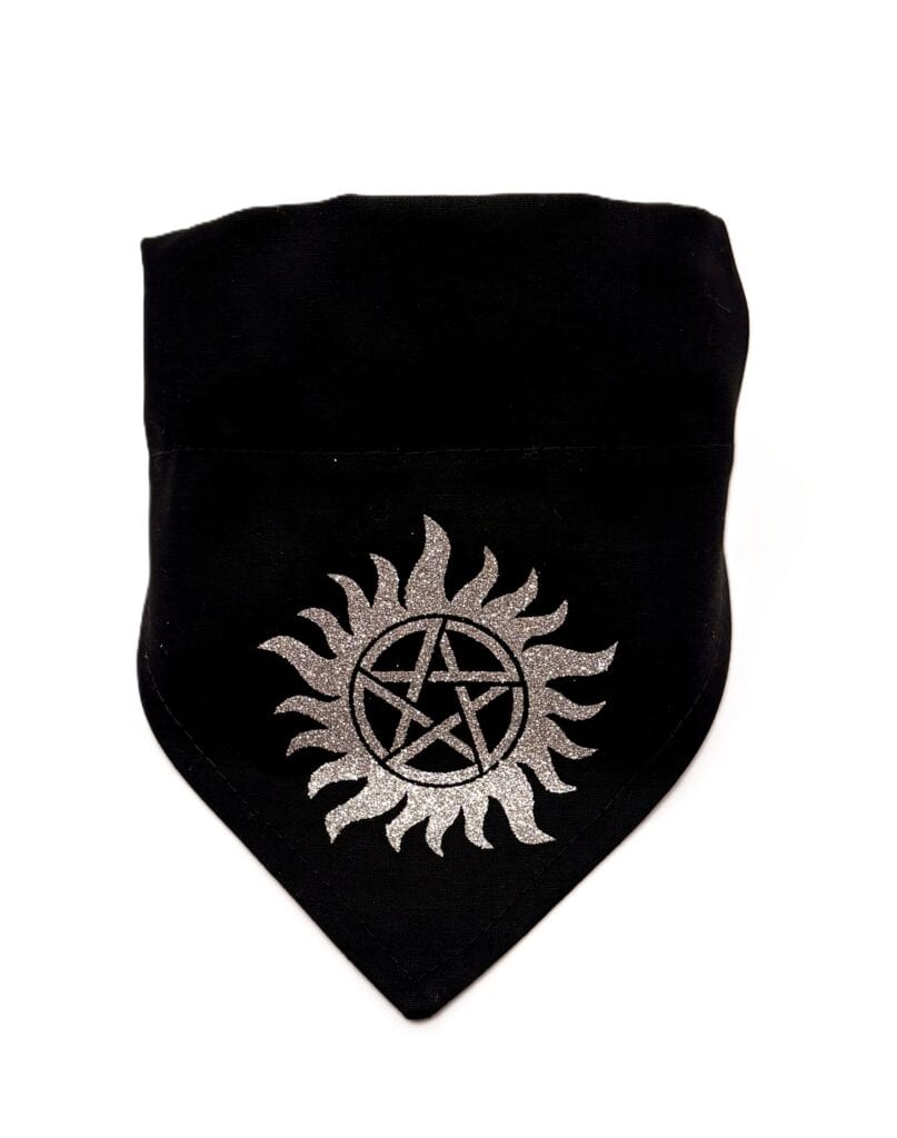 supernatural anti possession dog bandana